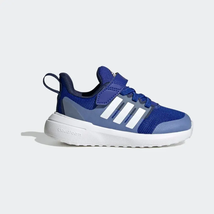 adidas FortaRun 2.0 Cloudfoam met Elastische Veters en Klittenband Lucid Blue / Cloud White / Blue Fusion (HP5455)