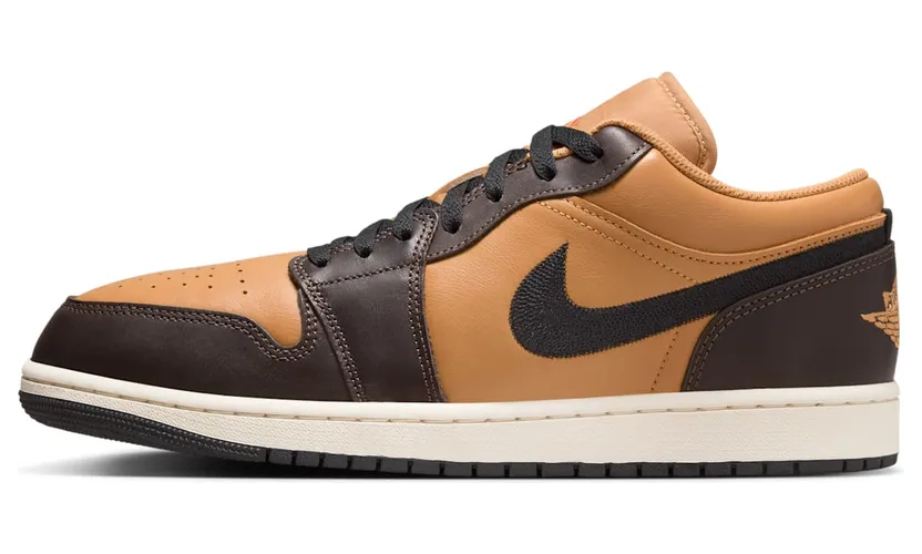 Jordan 1 Low SE “Flax / Baroque Brown / Vintage Coral / Black” (HQ3603-201)