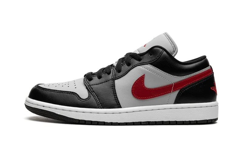 Air Jordan 1 Low “Black / Grey / Red” (DC0774-062)
