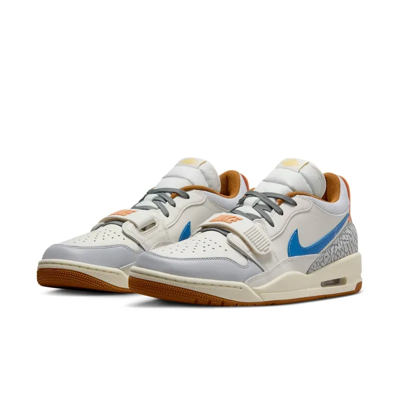 Jordan Legacy 312 Low Phantom Amber Brown Star Blue (HF0746-041)