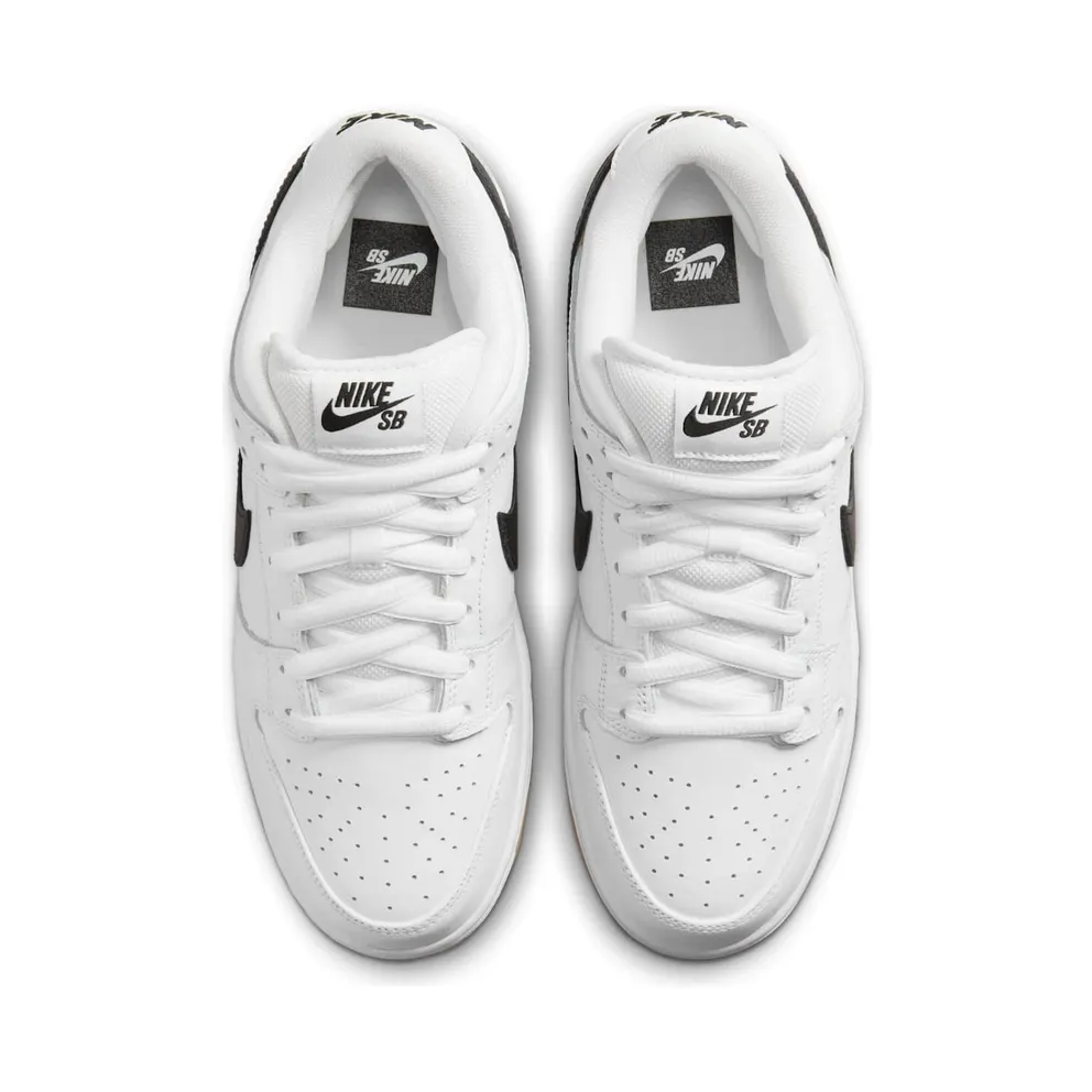 Nike SB Dunk Low Pro White/White/Gum Light Brown/Black (CD2563-101)