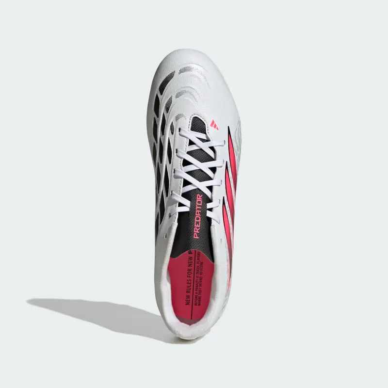 Adidas Predator Club FG/MG Soccer Cleats “Cloud White / Solar Turbo / Core Black” (IH2111)