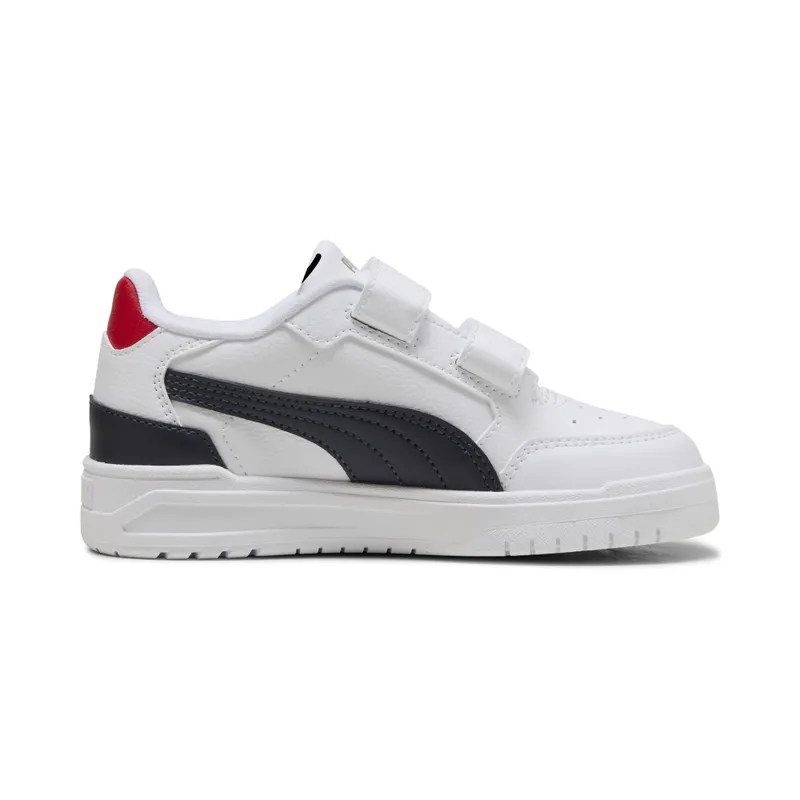 Puma Shuffle Downtown “Puma White / New Navy / For All Time Red” (403740_03)