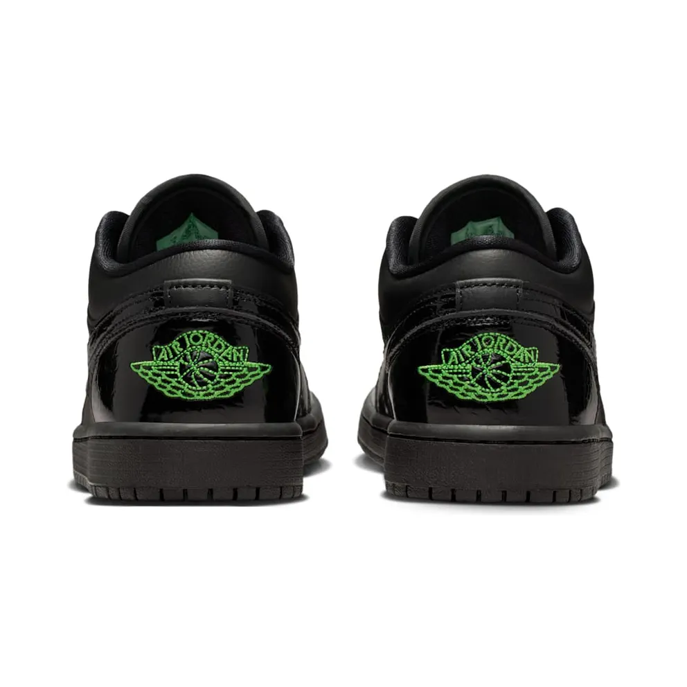 Jordan 1 Low SE “Black Croc Scream Green” (IQ9701-010)