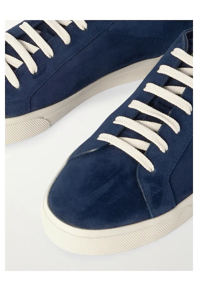 Brunello Cucinelli Vulky Suede Sneakers Navy (MZUCHHP330) (5)