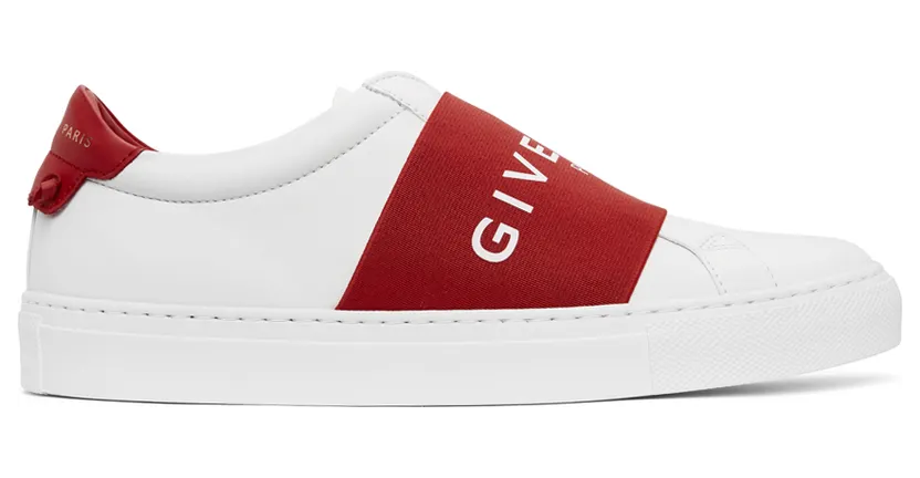 Givenchy White Elastic Urban Knots Sneakers (BE0005E0EB)