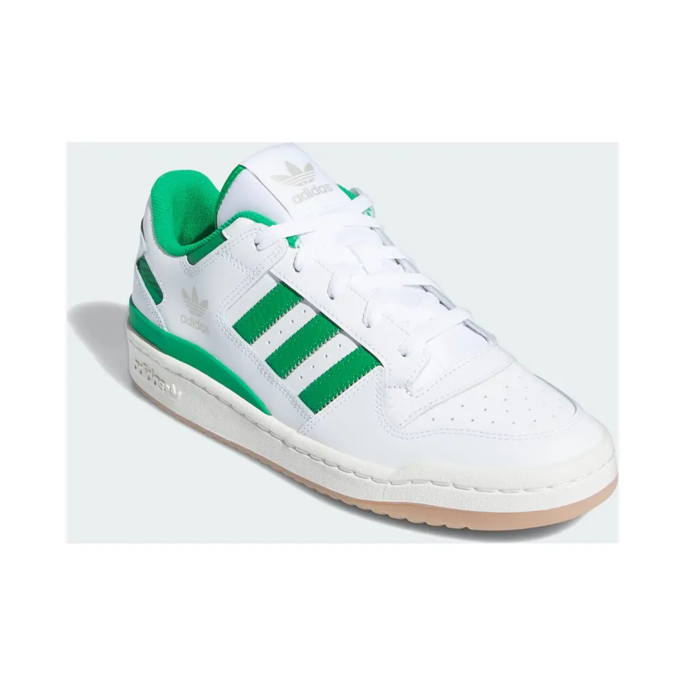 Adidas Forum Low CL Cloud White / Green / Cloud White (IH7820)