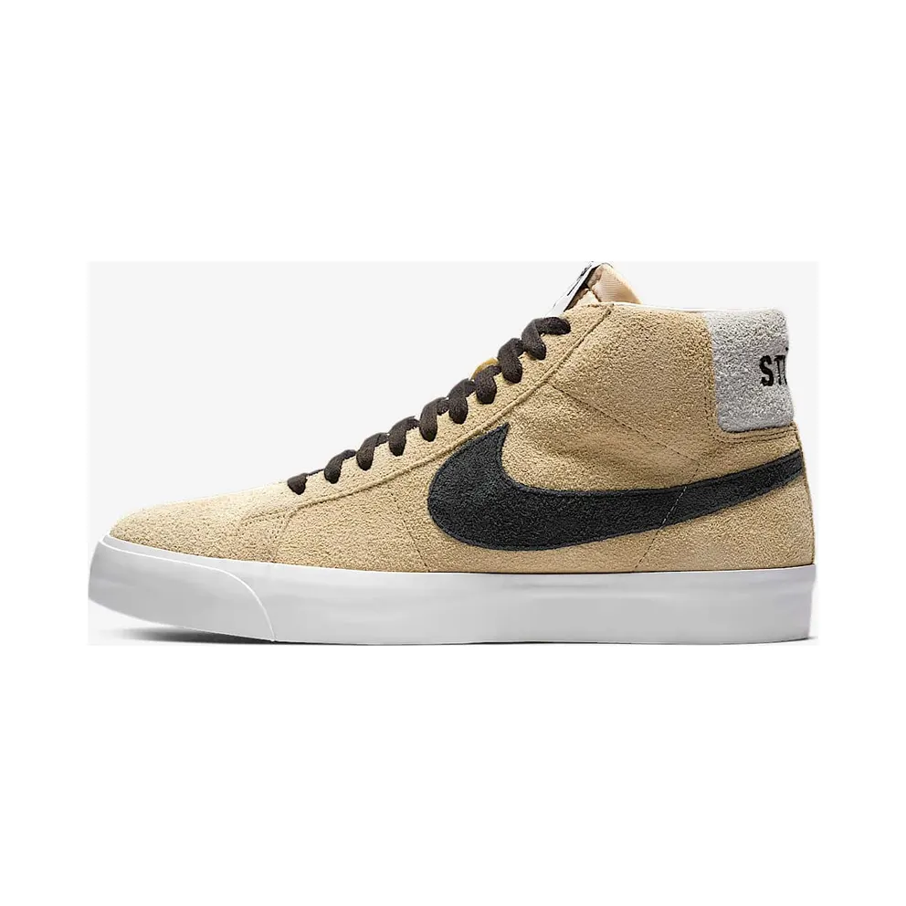 Nike SB Zoom Blazer Mid Stussy Midwest Gold/Black (AH6158-700)