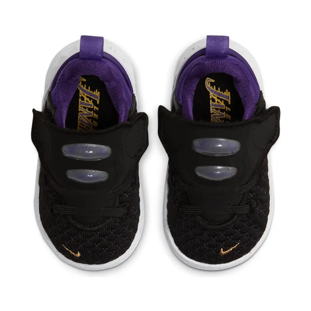 Nike LeBron 18 TD ‘Lakers’ Black/Court Purple/White/Metallic Gold (CT4706-004)