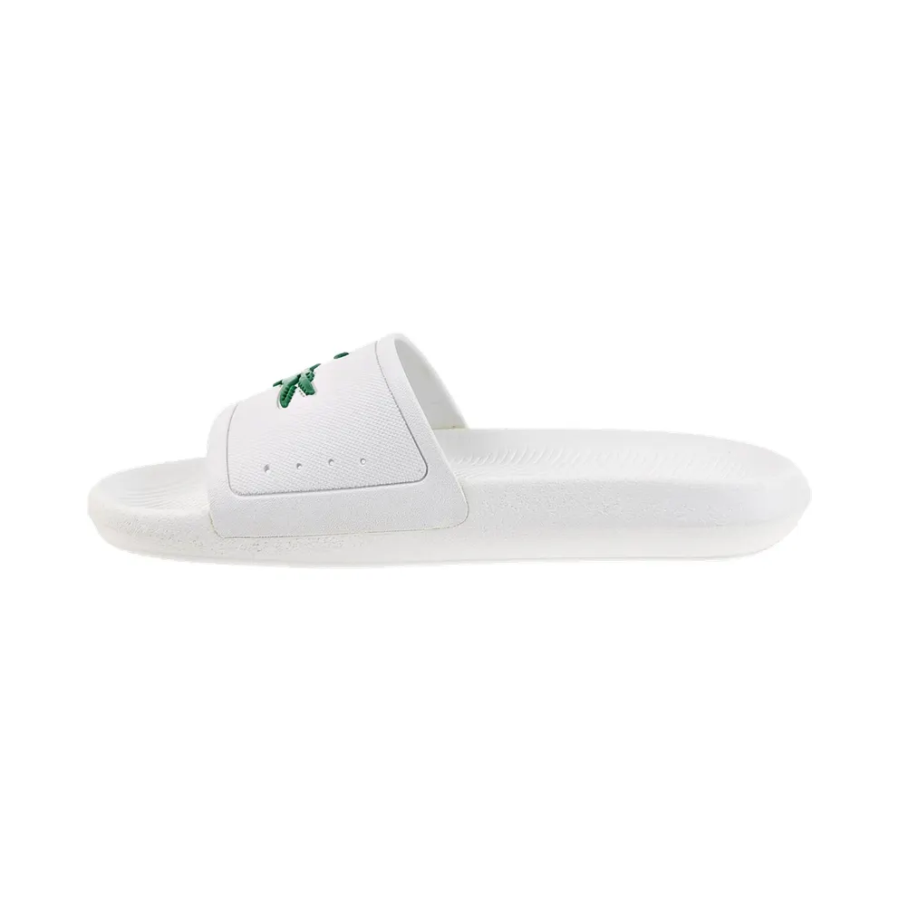 Lacoste Croco 119 1 CMA Slides “White/Green” (7-37CMA0018)