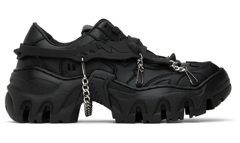 Rombaut Black Boccaccio II Harness Sneakers (S22-B-009)