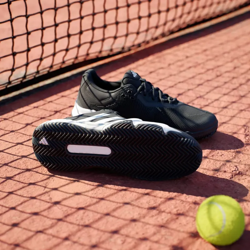Adidas Solematch Control 2 Clay Tennis Shoes Core Black / Zero Metalic / Cloud White (IG1679)