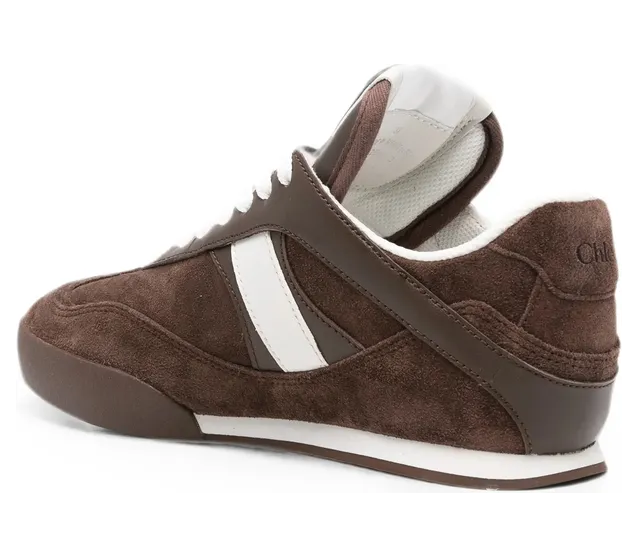 Chloé Suede Panelled “Brown/White” (25W07IVI 27Z) (2)