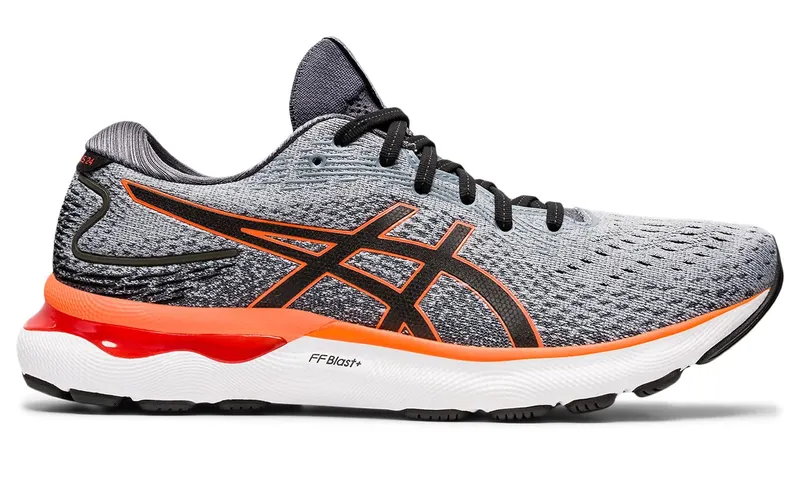 ASICS Gel-Nimbus 24 Sheet Rock Grey Shocking Orange (1011B359-020)
