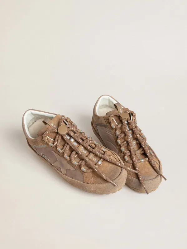 Golden Goose Super-Star Ski In Dolmias And Caramel Suede With Marble Nubuck Star And Heel Tab (GWF01014.F007883.55711) (2)