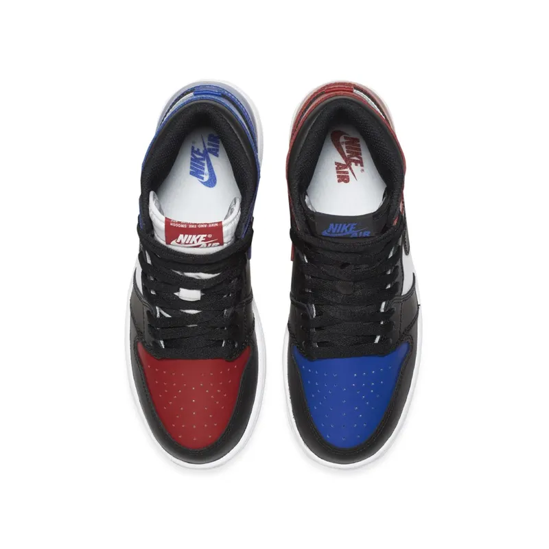 Jordan 1 Retro Top 3 (GS) Black/Varsity Red-Varsity Royal (575441-026)