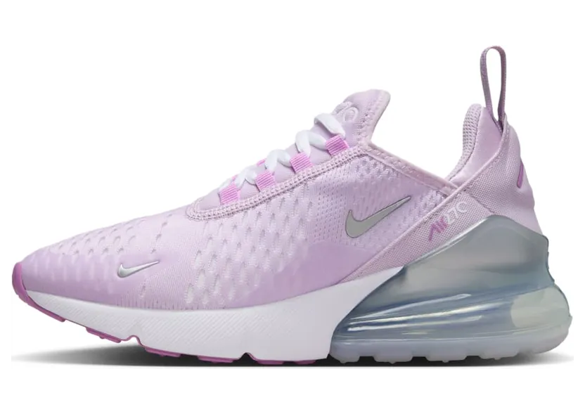 Nike Air Max 270 GS “Doll Rush Fuchsia White Metallic Silver” (IH0412-530)