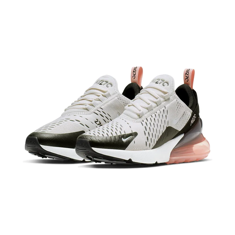 Nike Air Max 270 Platinum Coral (GS) Platinum Tint/Black-White-Bleached Coral (943346-005)