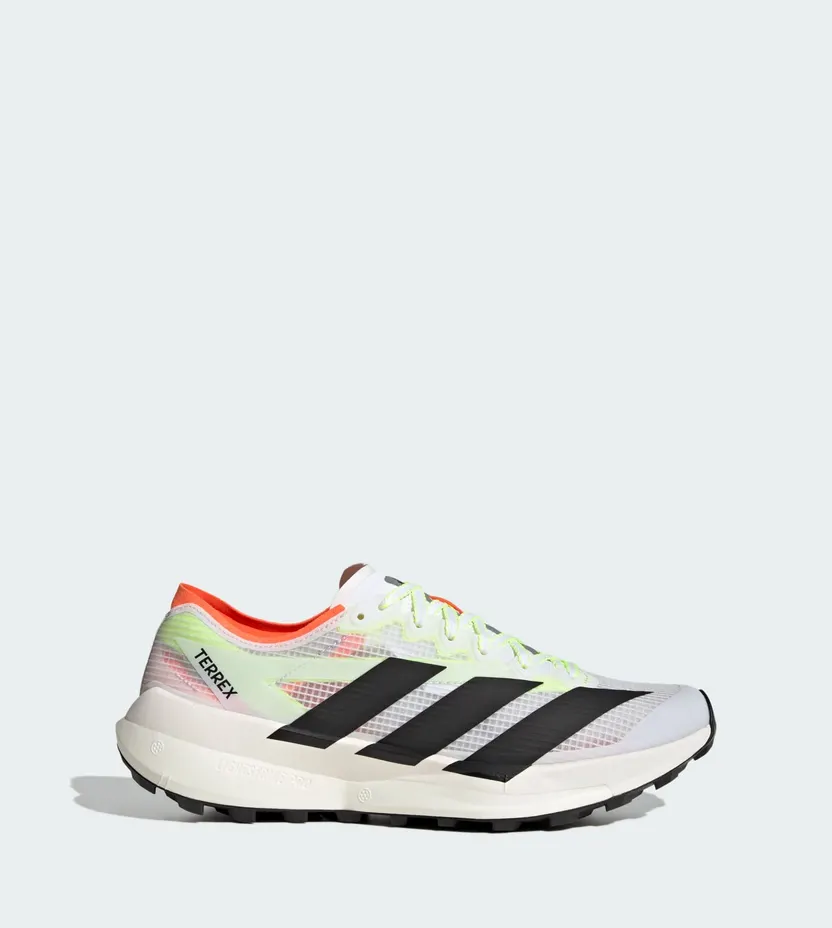 Adidas Terrex Agravic Speed 2 Trailrunningschoenen Cloud White / Core Black / Semi Impact Orange (JS3536)