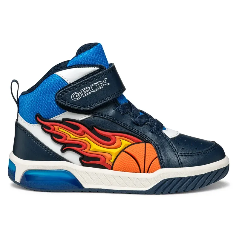 Geox sneaker Navy / Sky Blue / Orange / White (J569CC05411-C0693)