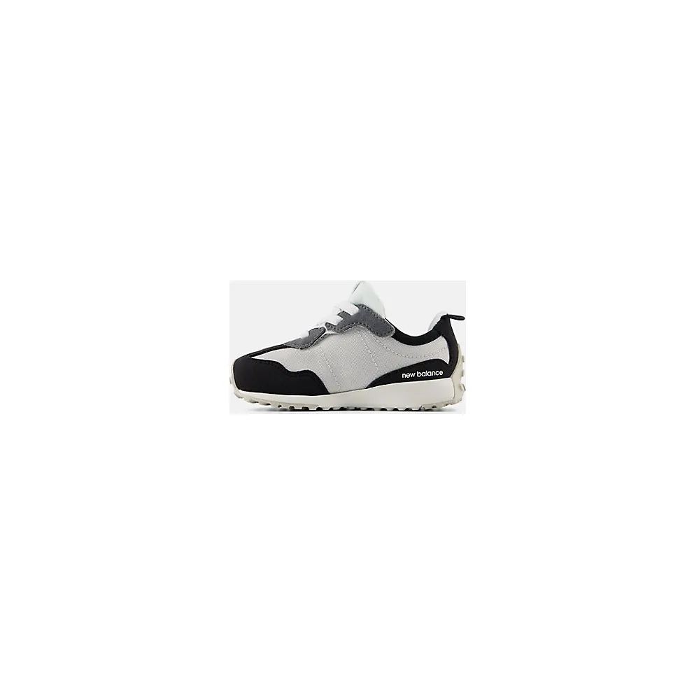 New Balance 327 Hook and Loop Grey Matter White Black (NW327GX)
