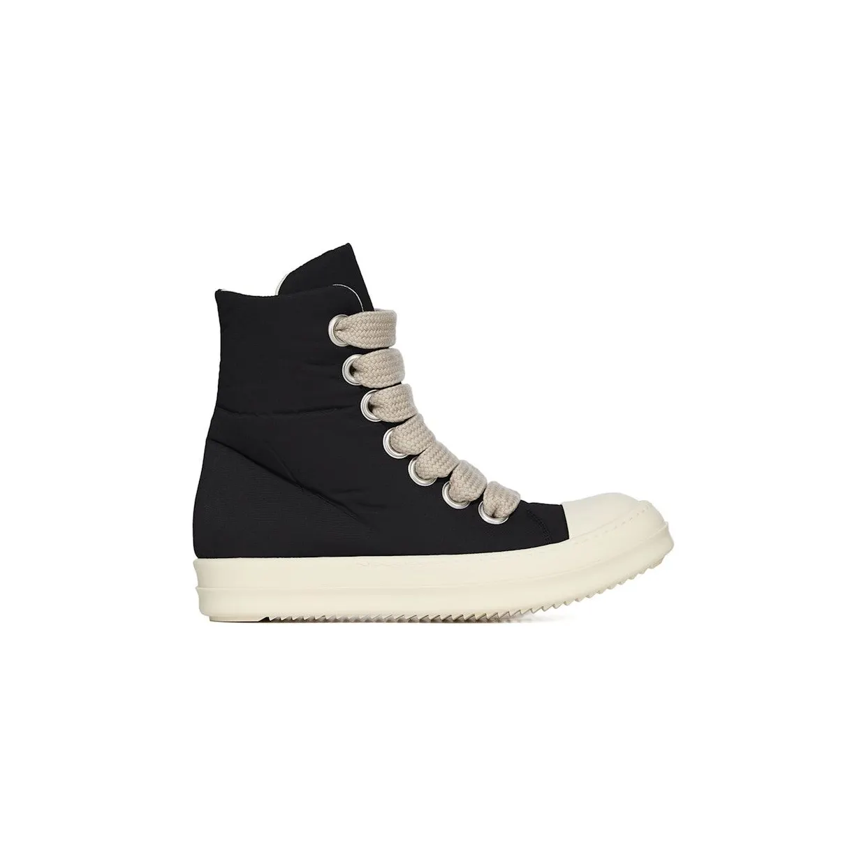 Rick Owens DRKSHDW Hollywood Jumbo Lace Puffer High Black Milk (DS01E3818-MUW2-911)