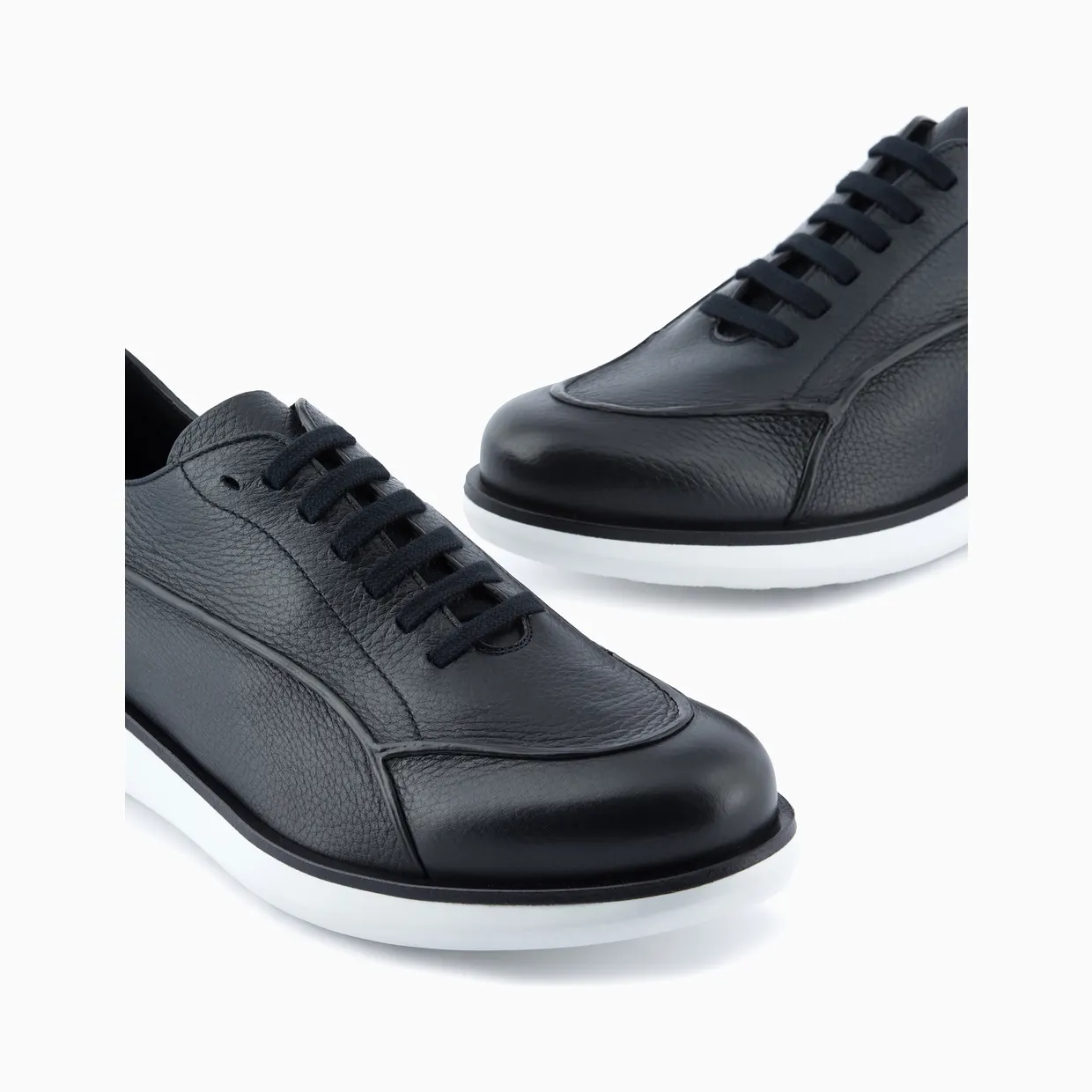 Armani Low-Top In Leather With Six Eyelets Icon (X2C526-XF224-A138) (4)