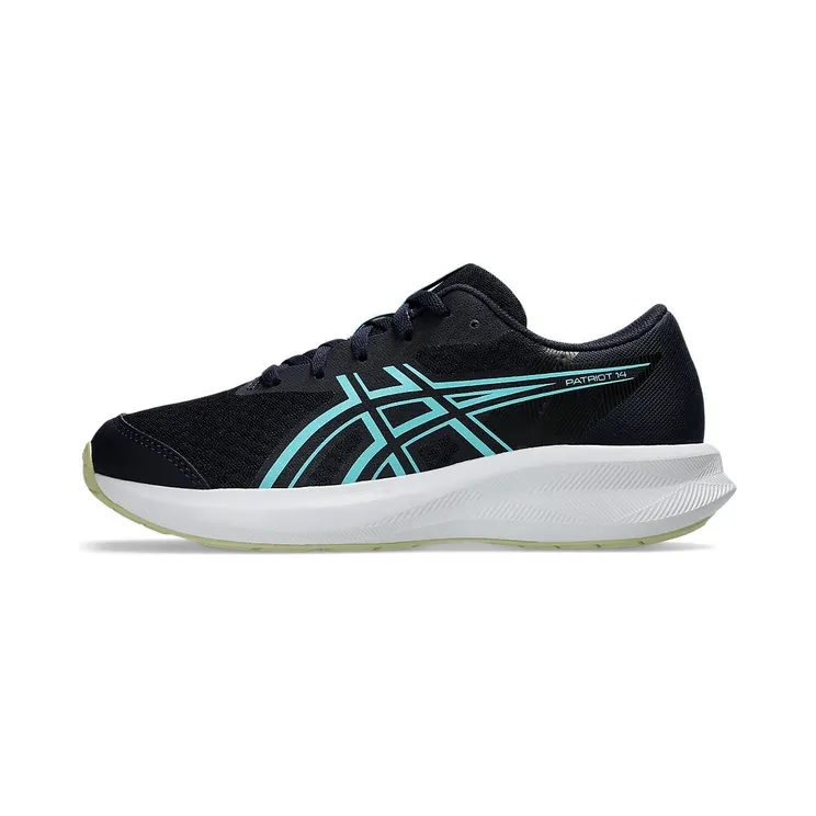 ASICS PATRIOT 14 GS “Midnight / Glow Green” (1014A392-404)