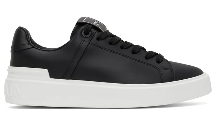 Balmain Black B-Court Sneakers (XN1VI690LVTR)