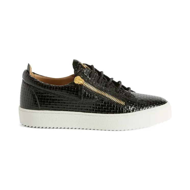 Giuseppe Zanotti Frankie mit doppeltem Reißverschluss “Black” (RM40007002)