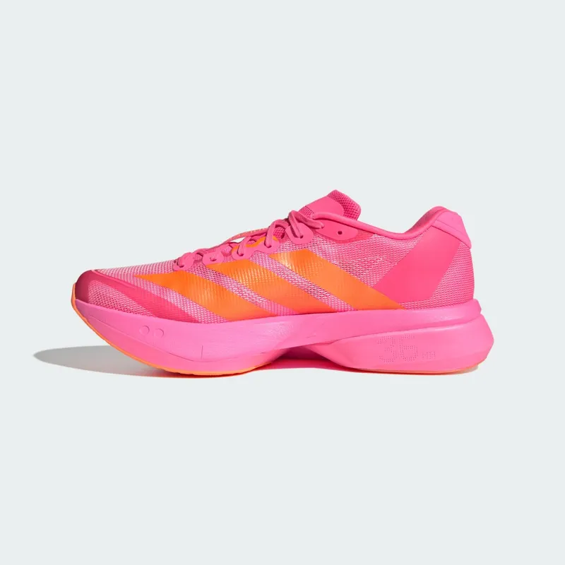 Adidas Adizero Boston 13 Running Shoes Lucid Pink / Lucid Orange / Iron Metallic (KJ3063)