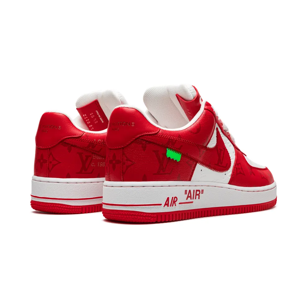 Nike Louis Vuitton Air Force 1 Low “Virgil Abloh – White/Red” (1A9VA9)