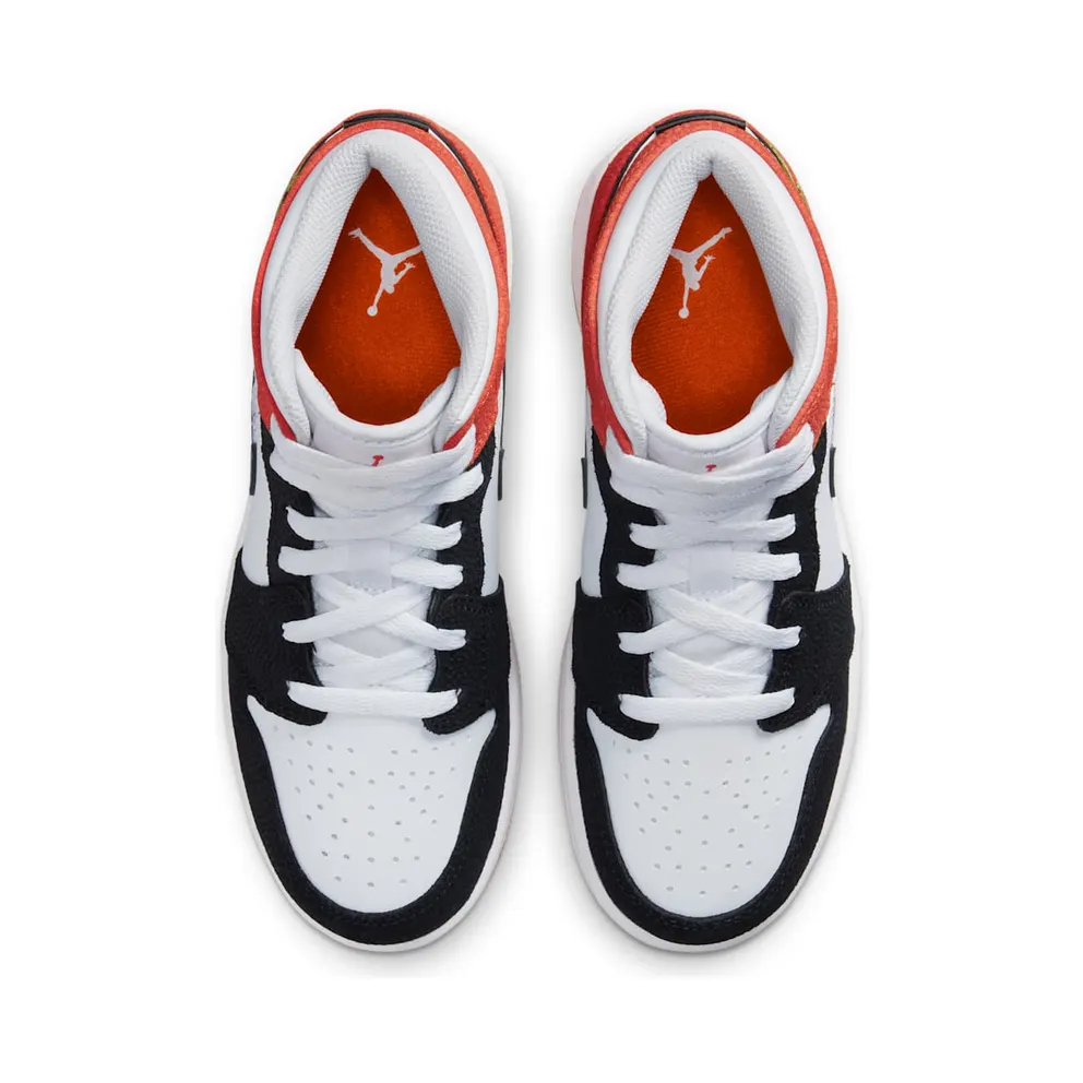 Air Jordan 1 Mid GS “Basketball Blossom” (DQ8390-100)