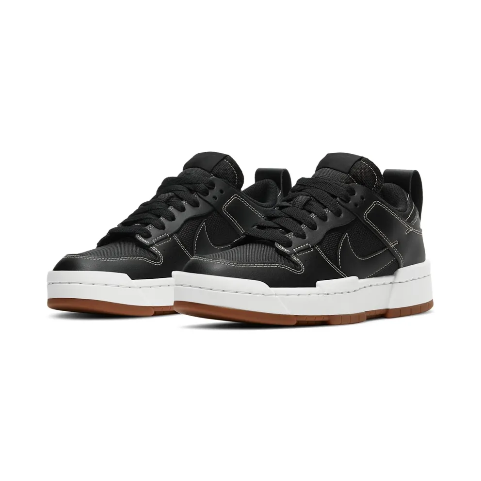 Nike Dunk Low Black White Gum (W) Black/White-Gum Medium Brown (CK6654-002)