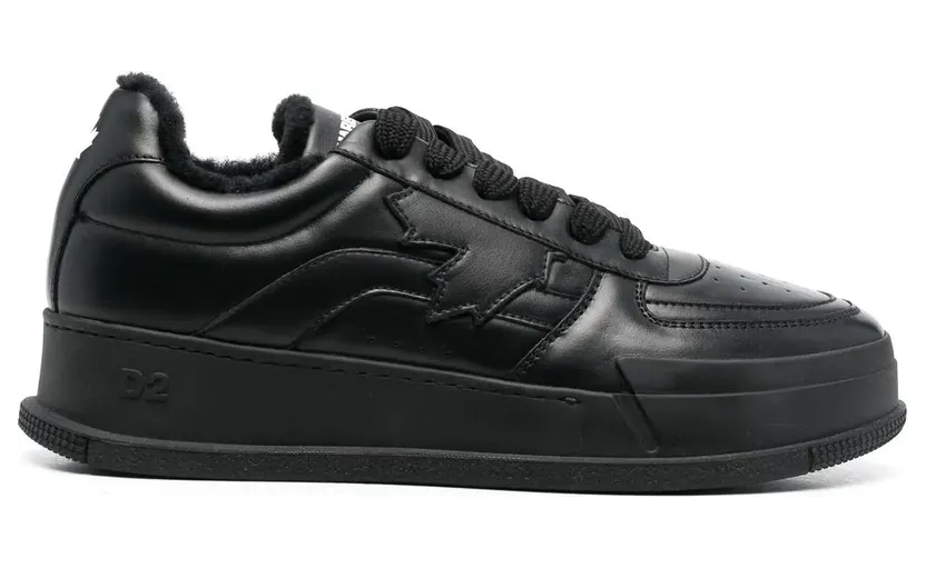 DSQUARED2 Slash mit dicker Sohle “Black” (SNM024935605521)