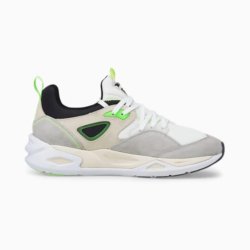 Women’s PUMA Trc Blaze The Triangl White/Nimbus Cloud/Green Glare (383104-02)