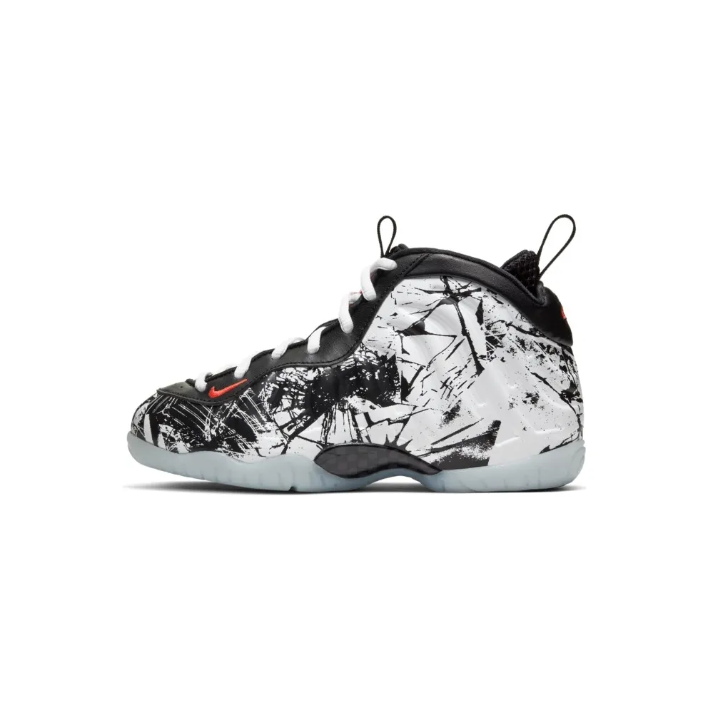 Nike Air Foamposite One Shattered Backboard (PS) Black/White-Total Orange (723946-011)