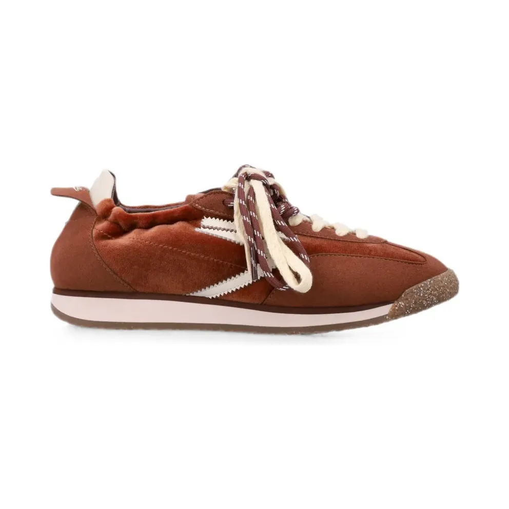 Puraai mit Kontrasteinsätzen – Brown (PU602P047)