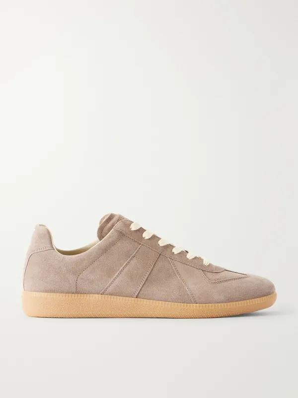 Maison Margiela Replica Leather and Suede Brown (S57WS0236)