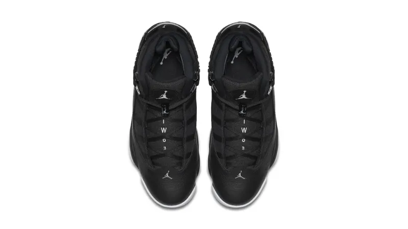 Jordan 6 Rings Black Matte Silver Black/White-Matte Silver (322992-021)