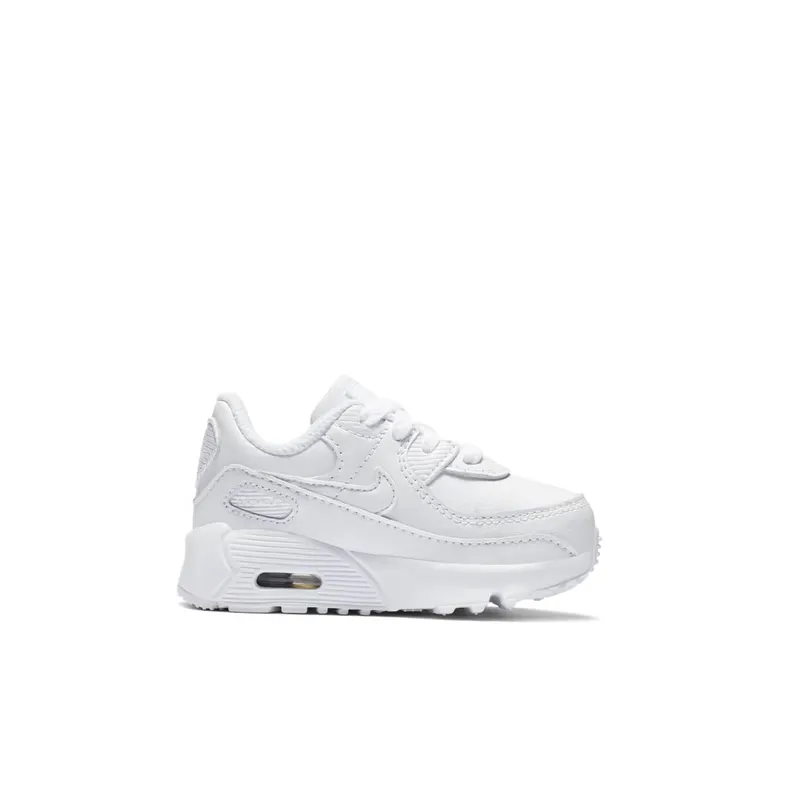 Nike Air Max 90 Leather Triple White (TD) White/Metallic Silver-White-White (CD6868-100)