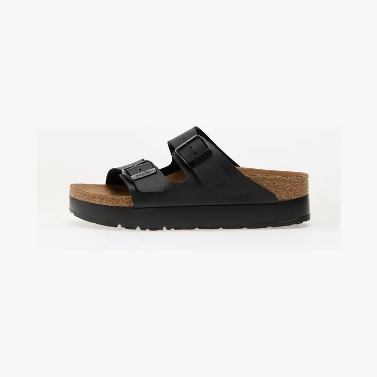 Birkenstock Arizona Flex Platform Birko-Flor Black