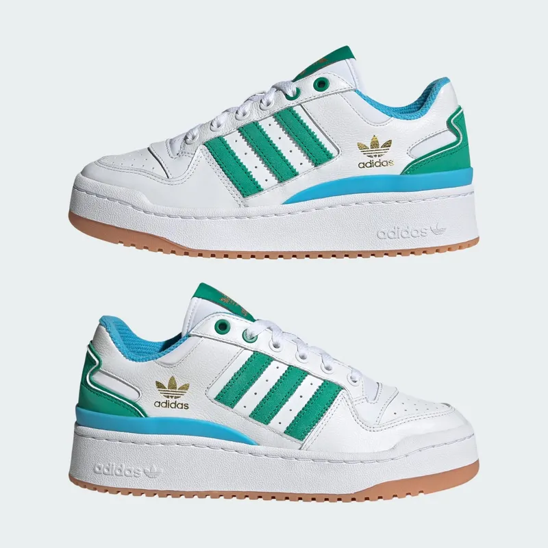 adidas Forum Bold White Court Green Sky Rush (JI0062)