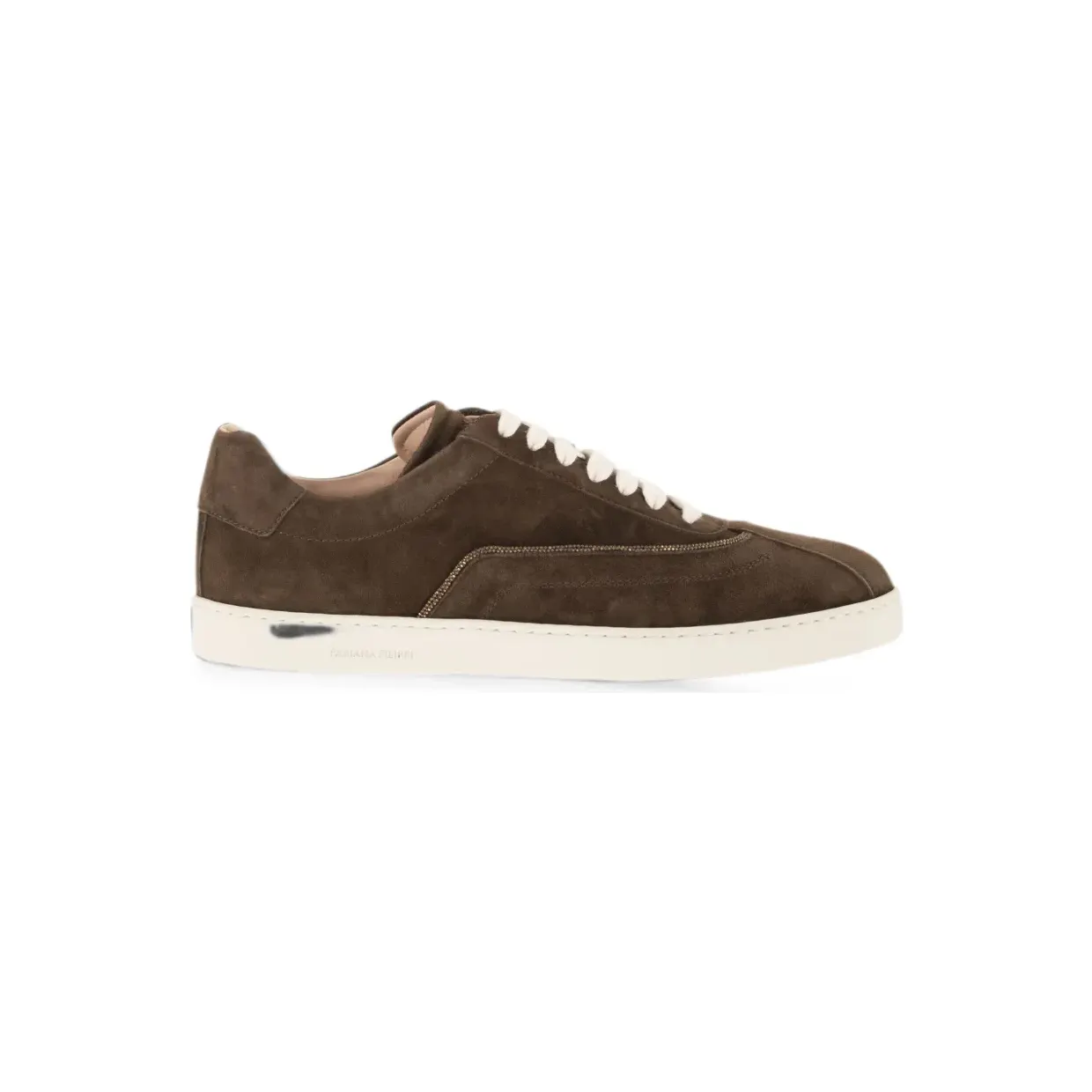Fabiana Filippi Suède met metallic afwerking “Brown” (ASD216A849M508)