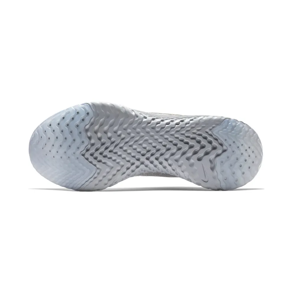 Nike Epic React Flyknit Vast Grey Metallic Gold (W) Vast Grey/Metallic Gold-Metallic Platinum-Gunsmoke-Atmosphere Grey (AV3048-070)