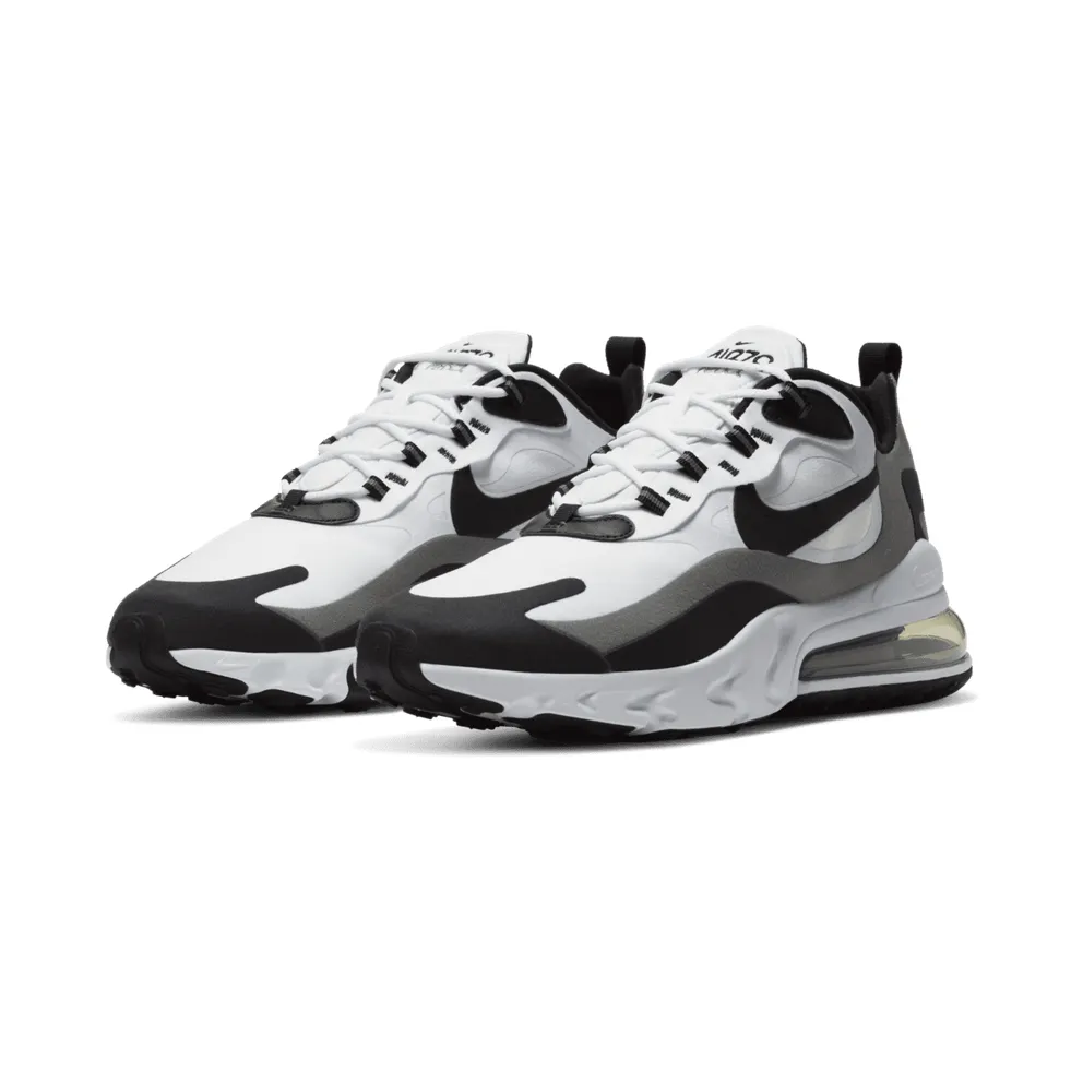 Nike Air Max 270 React White Black Metallic Pewter White/Black-Metallic Pewter (CT1264-101)