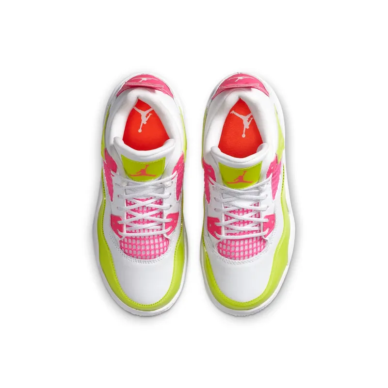 Air Jordan 4 Retro White Lemon Pink (PS) (2020) (CV7809-100)