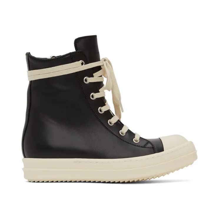 Rick Owens Black Strobe Sneakers (RP02B6890 LPO)