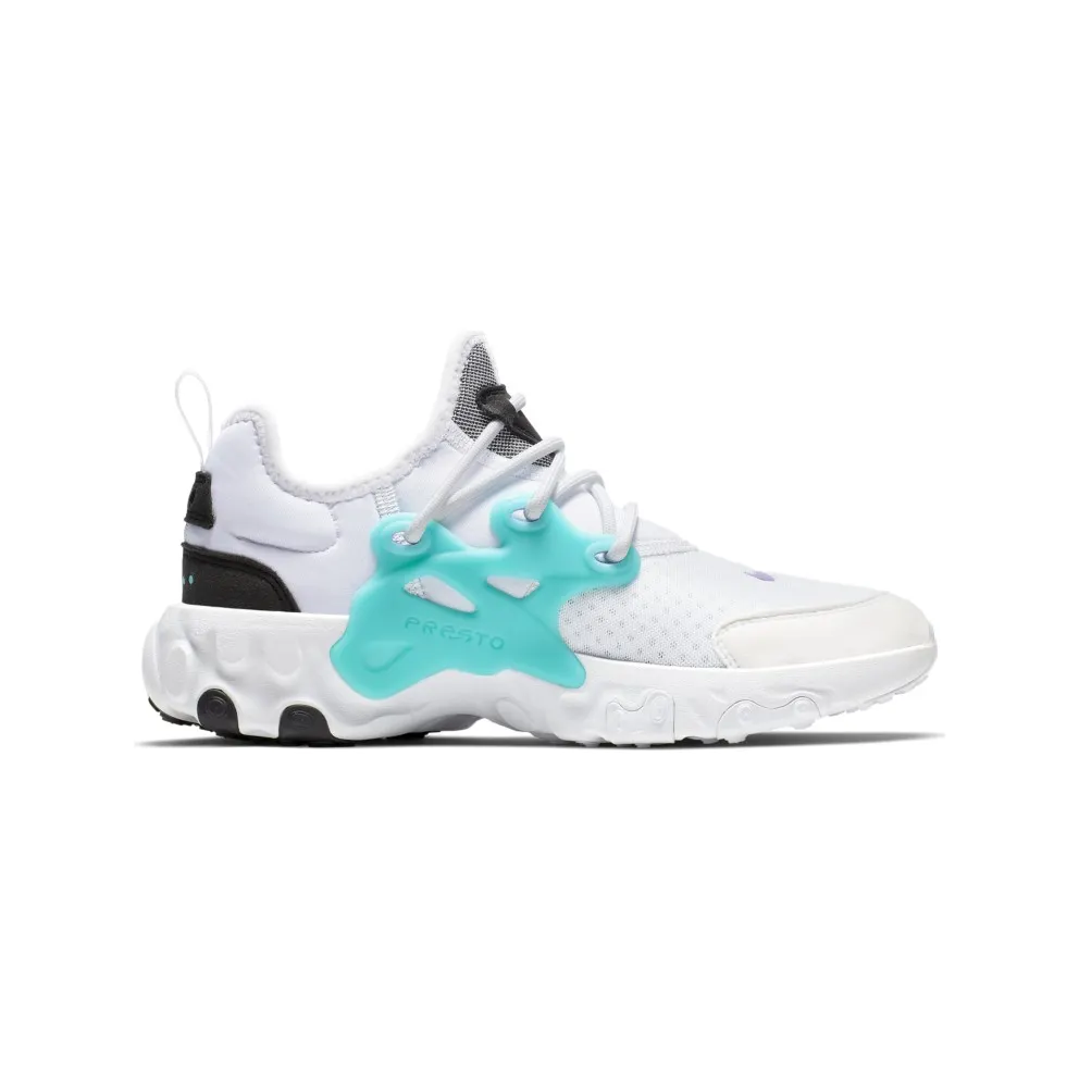 Nike React Presto Cassette (GS) White/Night Maroon-Black-Atomic Violet-Teal Nebula (BQ4002-102)