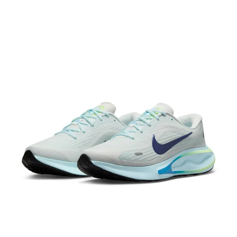 Nike Journey Run Summit White Glacier Blue Barely Volt Deep Royal Blue (FN0228-101)